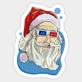 santa claus 3D Sticker